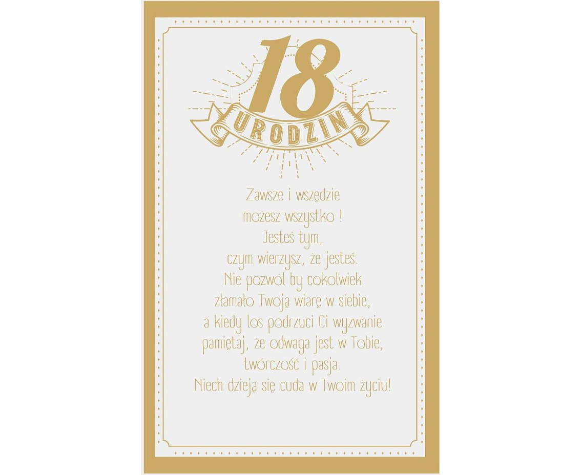 Greeting card 18th Birthday, Mountains, 13x20.5 cm